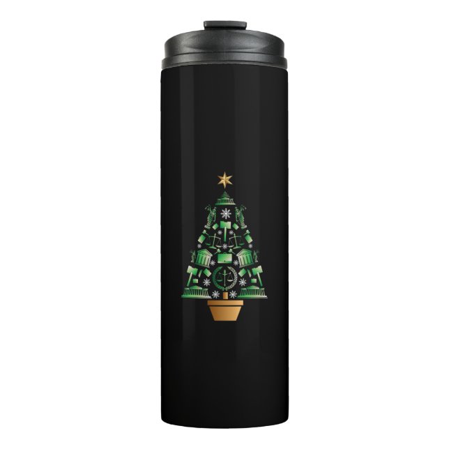 Garrafa Térmica Árvore de Natal do Advogado (Frente)