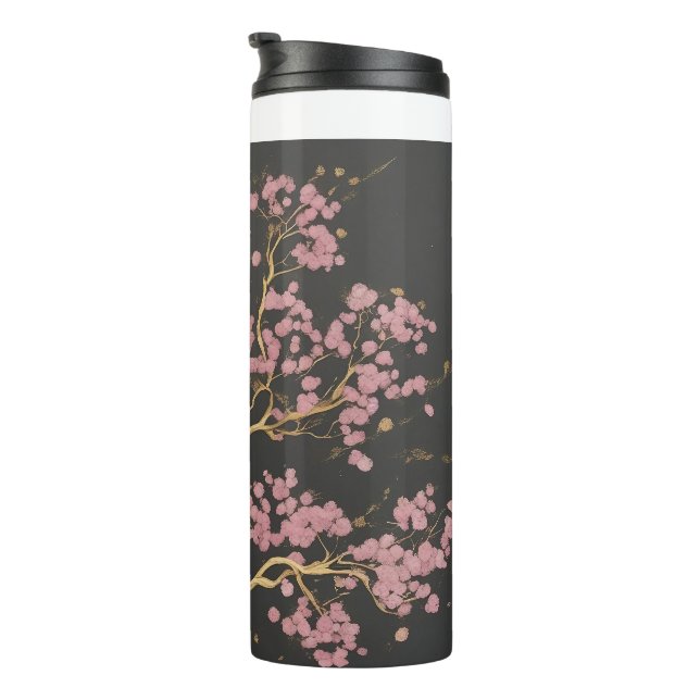 Garrafa Térmica Árvore do Flor de Cereja (Rotação à direita)