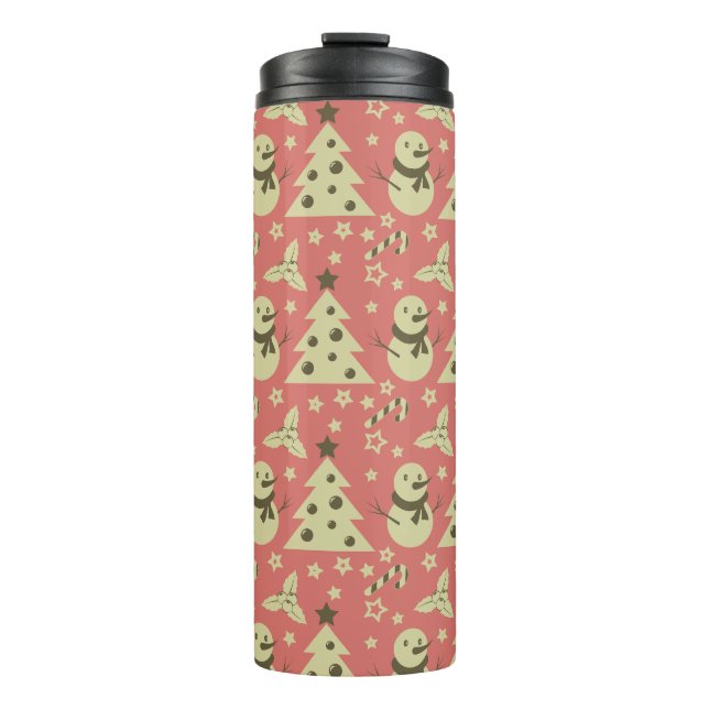 Garrafa Térmica Árvores de Natal holandesas (Frente)