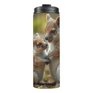 Garrafa Térmica As Lições De Vida Da Mamãe E Do Bebê Quokka,