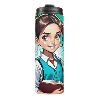 Garrafa Térmica As Meninas Amam a Ciência!