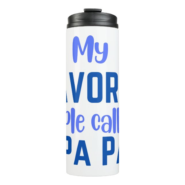 Garrafa Térmica As minhas Pessoas favoritas chamam-me Pa Pa Pa Cof (Frente)