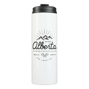 Garrafa Térmica As Montanhas Alberta estão chamando de "Eu Preciso