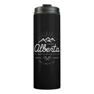 Garrafa Térmica As Montanhas de Alberta estão chamando de "Eu prec