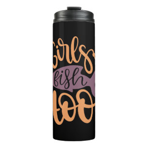 Garrafa Térmica As Raparigas De Arte De Pesca Também Pedem