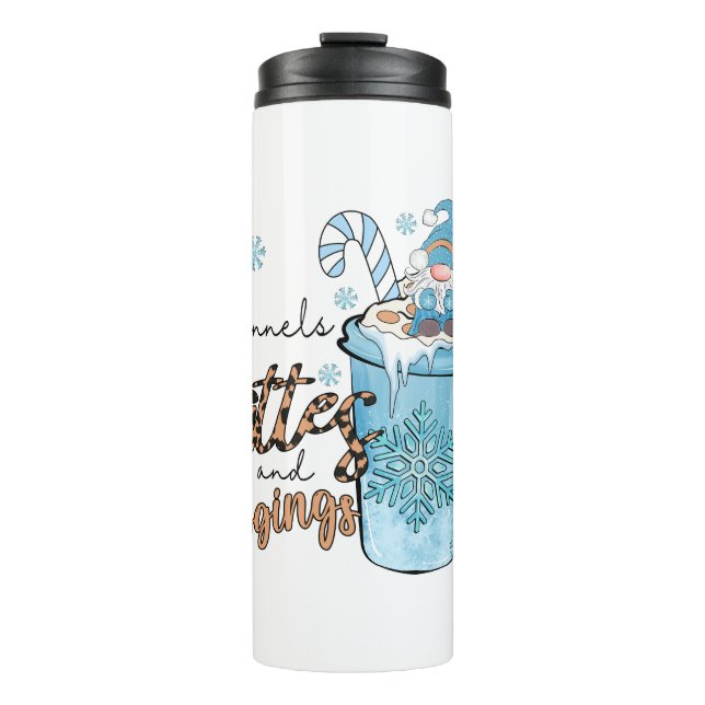 Garrafa Térmica As três coisas mais importantes no café de inverno (Frente)