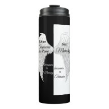 Asas de Anjo preto e branco