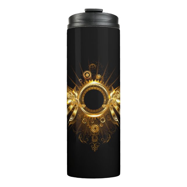 Garrafa Térmica Asas steampunk (Frente)