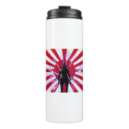 Garrafa Térmica Ascensão e Sinalizador Japonês Sun Samurai Warrior