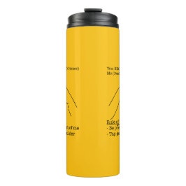 Garrafa Térmica ASL Design - Rule of Thumb