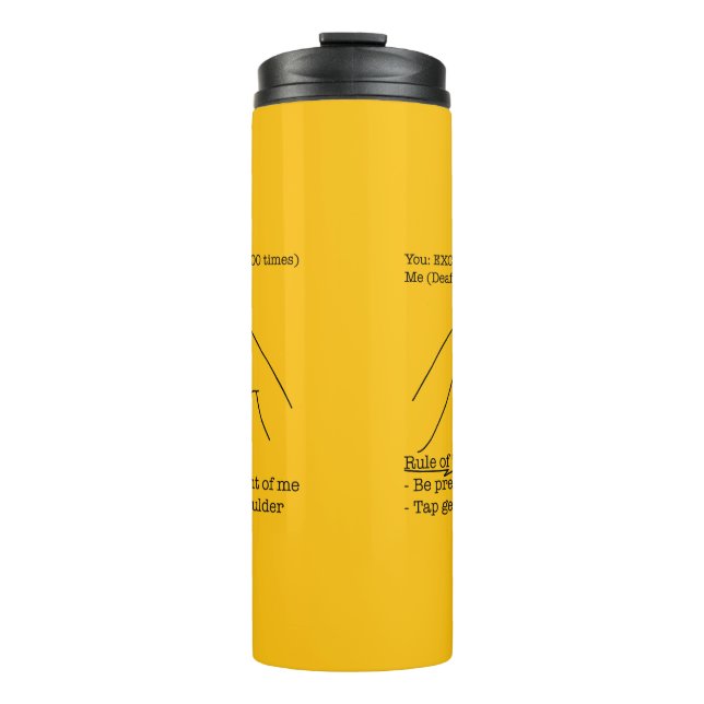 Garrafa Térmica ASL Design - Rule of Thumb (Frente)