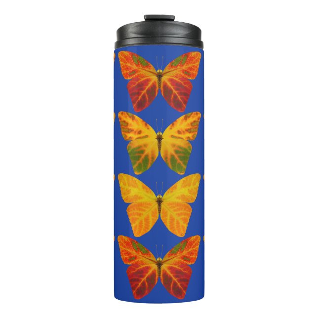 Garrafa Térmica Aspen Borboletas Folha (Frente)