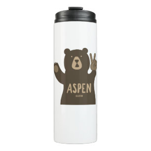 Garrafa Térmica Aspen Colorado Peace Bear