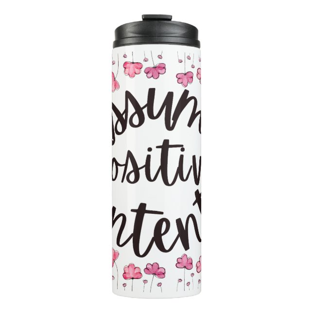 Garrafa Térmica Assumir Intenção Positiva (Frente)