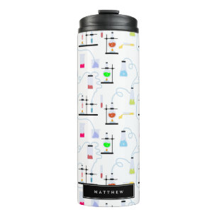 Garrafa Térmica Assunto da Escola de Laboratório de Testes de Ciên