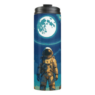 Garrafa Térmica Astronauta Sob o Portão Celestial