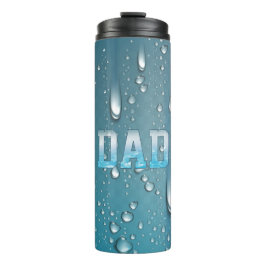 GARRAFA TÉRMICA ATERRISSAGEM DE ÁGUA COM PAPEL AZUL