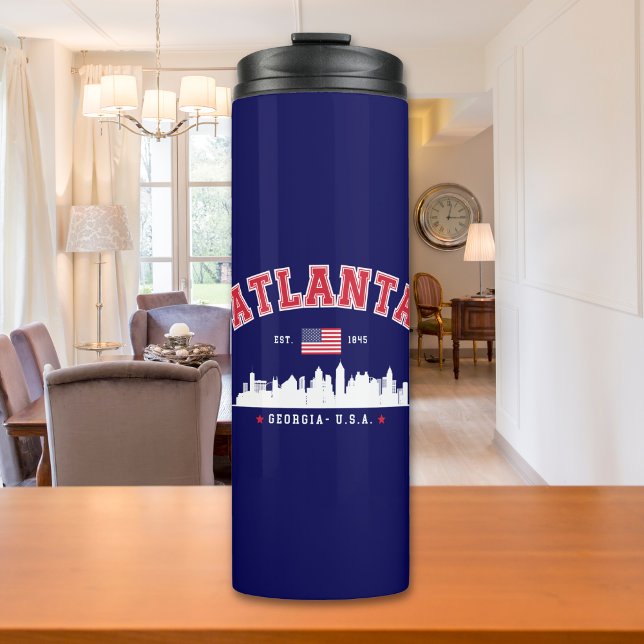 Garrafa Térmica Atlanta Georgia Modern Cityline (Criador carregado)