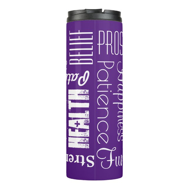 Garrafa Térmica Atributos18 Nomes Personalizados, Palavras Deseja (Verso)