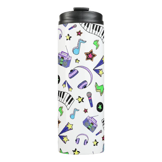 Garrafa Térmica Aumente a música (Frente)