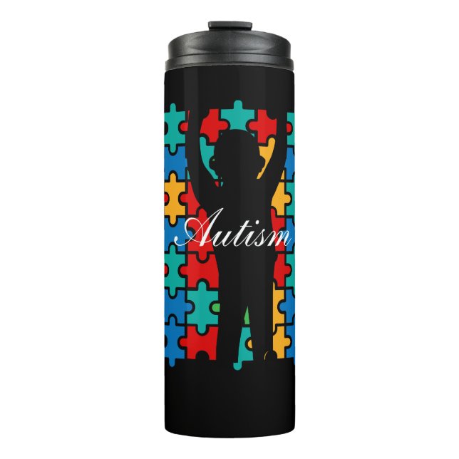Garrafa Térmica Autism Thermal Tumbler (Frente)