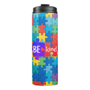 Garrafa Térmica Autismo -Seja Gentil  --Tumbler Térmico