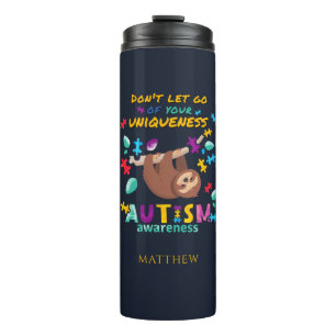 Garrafa Térmica Autismo Sensibilização Não deixe passar a sua s