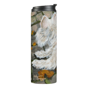 Garrafa Térmica Autumn Leaves Westie no Pacio