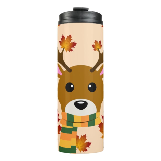 Garrafa Térmica Autumn Scarf Deer Mapaves (Frente)