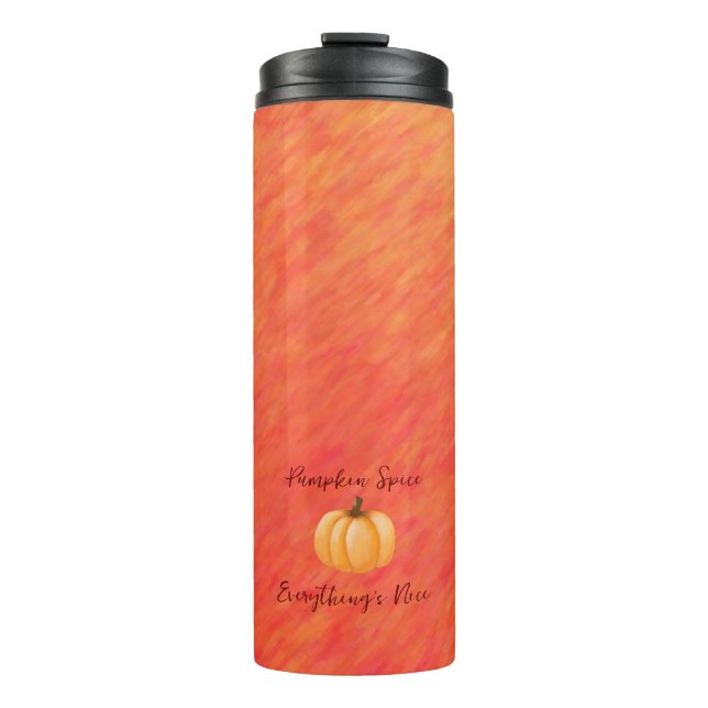 Garrafa Térmica Autumn Vibes-Pumpkin Spice- (Frente)