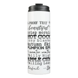 Garrafa Térmica Autumn Vibes Thermal Tumbler