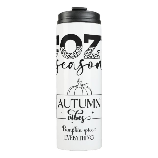 Garrafa Térmica Autumn Vibes Thermal Tumbler (Frente)