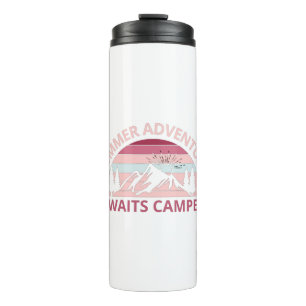 Garrafa Térmica Aventura de Verão aguarda Camper-Adventure-Camper
