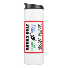 Garrafa Térmica AVGAS / 100LL fuel only