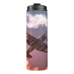 Garrafa Térmica Avião Vintage Belo Céu
