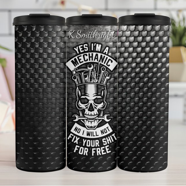 Garrafa Térmica Aviso de correção de cavidade mecânica (Criador carregado)