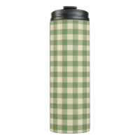 Avocado Green Cottagecore Gingham Check Xadrez