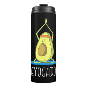 Garrafa Térmica Ayogado Avocado Yoga Lover