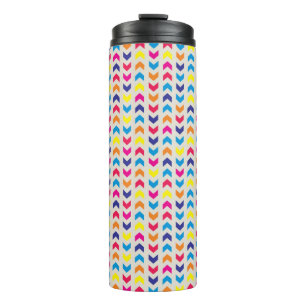 Garrafa Térmica Aztec Chevron colorido