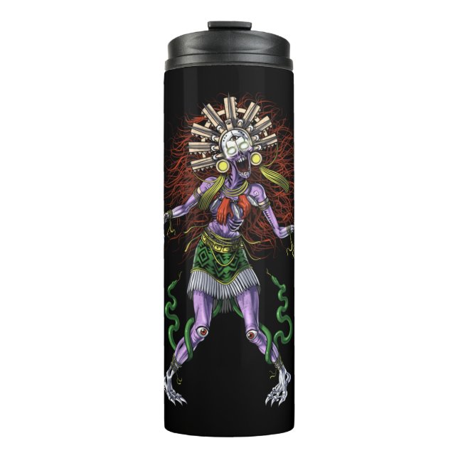Garrafa Térmica Aztec Mythology Deity Tzitzimitl (Frente)