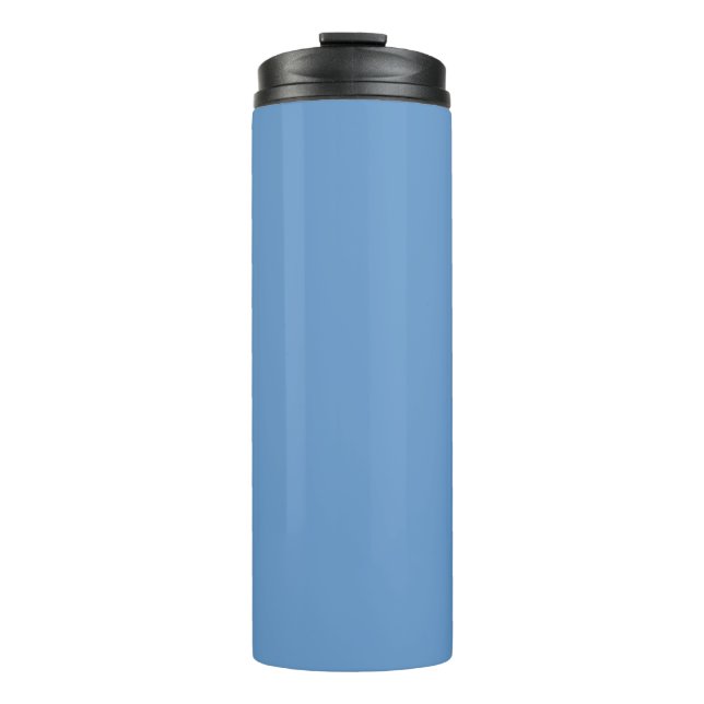 Garrafa Térmica Azul-cinza (Crayola) (cor sólida)  (Frente)