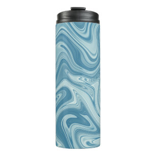 Garrafa Térmica Azul-mármore