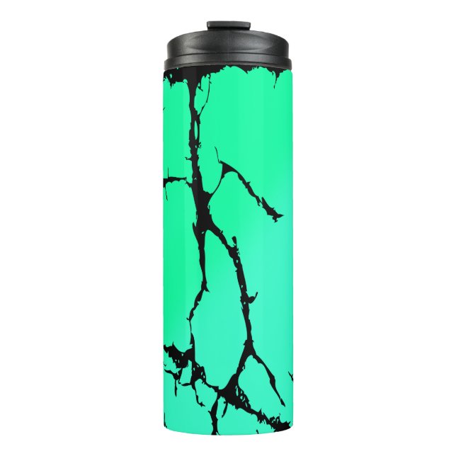 Garrafa Térmica azul preto (Frente)