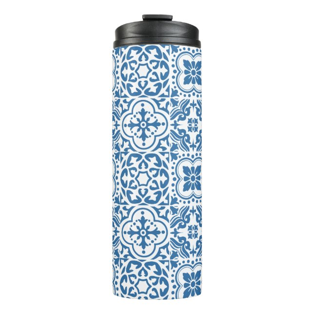 Garrafa Térmica Azulejos azuis portugueses 2 (Frente)
