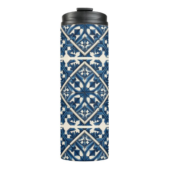 Garrafa Térmica Azulejos do Mediterrâneo, Portugal, Azulejo, Majol (Frente)