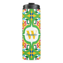 💛🧡💚 Azulejos, padrão decorativo, personalizado