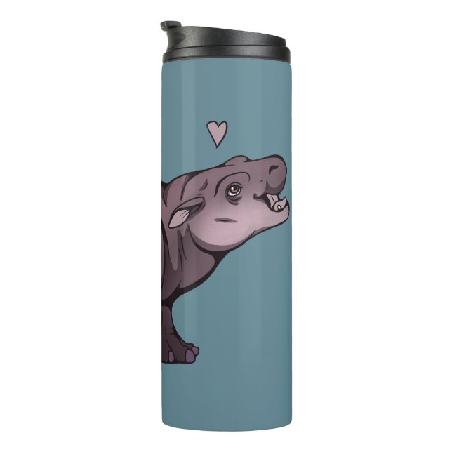Garrafa Térmica Baby Pigmy Hippo (Rotação à direita)