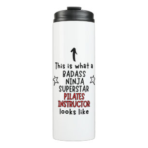 Garrafa Térmica Badass, Ninja, Superstar, Instrutor Pilates