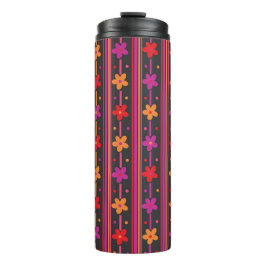 Garrafa Térmica Banda floral brilhante