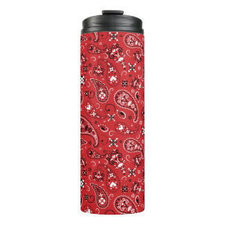 Garrafa Térmica Bandana Red Paisley